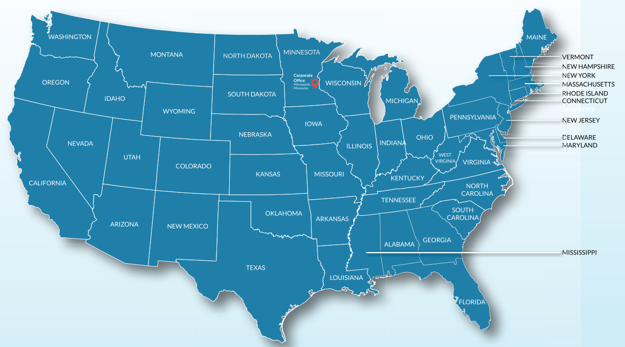 US Coverage Map
